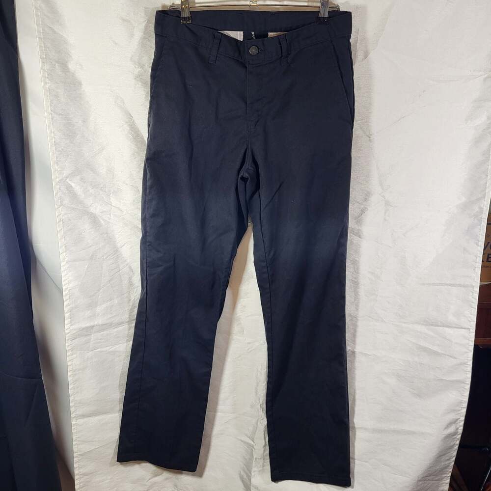 Dickies Black Skatercore Gothicore Straight Leg Work Pants Chinos, 30x30